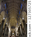 Inside the church, ceiling, New York, USA 127305725