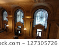 Historical building windows New York USA 127305726