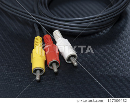 Old RCA AV cable Old RCA AV cable 127306482