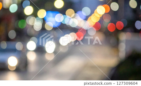 Blurred night illumination 127309604