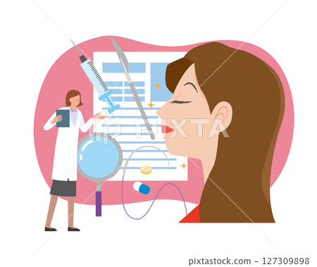 美容診所插圖 127309898