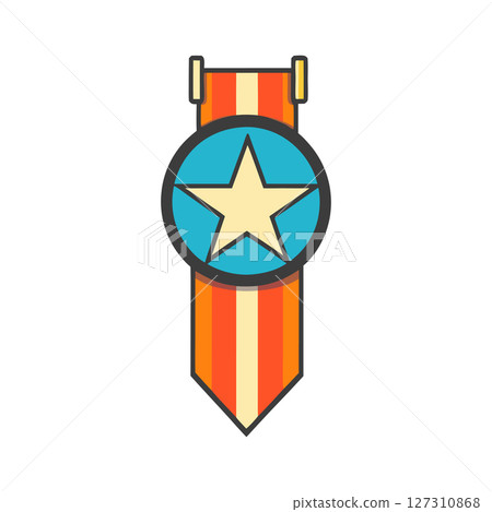 Award Medal Icon Achievement Victory Success Symbol 127310868