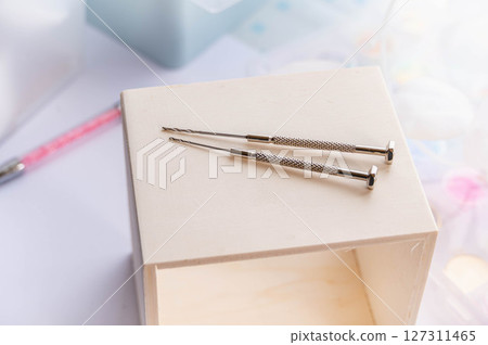 Hand drill for crafts 127311465