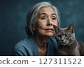 Elderly pet issues: AI-generated images 127311522
