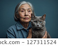 Elderly pet issues: AI-generated images 127311524