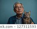 Elderly pet issues: AI-generated images 127311593