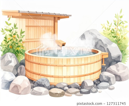 Open-air bath 127311745