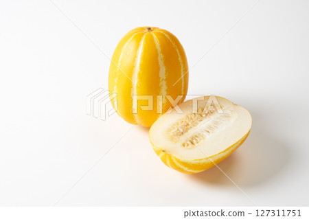 Image of Korean summer fruit, Chamae (참외) 127311751