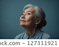 AI-generated images of the worries of elderly people living alone 127311921