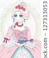 Retro Rococo Princess 127313053