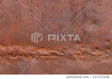 dented rusty sheet metal texture 127313206