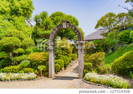 (Nagasaki Prefecture) Glover Garden and Mansion, sunny day 127314308