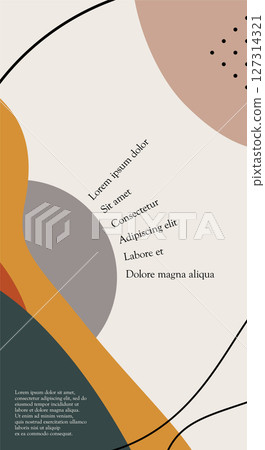 Abstract background design material (vector) Abstract background design material (vector) 127314321