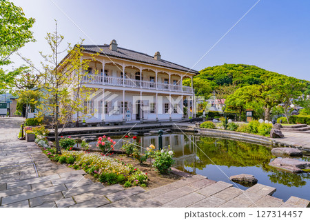 (Nagasaki Prefecture) Glover Garden, sunny day 127314457