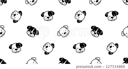 dog seamless pattern vector puppy smiling face french bulldog pet breed cartoon doodle tile background gift wrapping paper repeat wallpaper illustration isolated design dog seamless pattern vector puppy smiling face french bulldog pet breed cartoon doodle tile background gift wrapping paper repeat wallpaper illustration isolated design 127314860