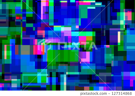 許多重疊的彩色方塊 1-5-13 127314868