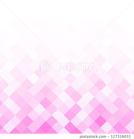 方形背景漸層馬賽克瓷磚粉紅色 127316031