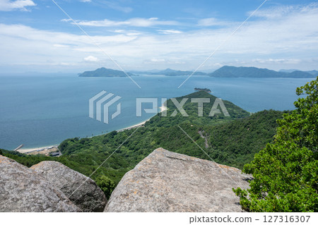 日本廣島縣福山市橫島的美麗風景 日本廣島縣福山市橫島的美麗風景 127316307