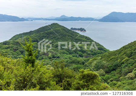 Beautiful landscape of Yokoshima Island in Fukuyama City, Hiroshima Prefecture, Japan 127316308