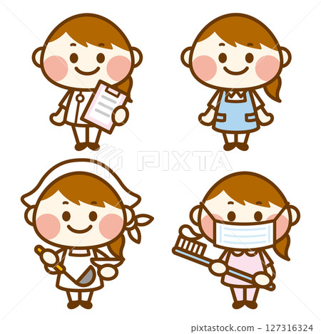 職業女性套 127316324