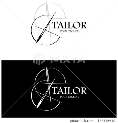 tailor logo icon illustration template combination of buttons for clothes, thread and sewing machine, for clothing product design, convection companies, fashion in vector form tailor logo icon illustration template combination of buttons for clothes, thread and sewing machine, for clothing product design, convection companies, fashion in vector form 127316639