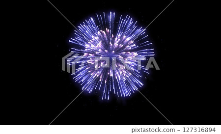 Fireworks Background Overlay Summer 127316894