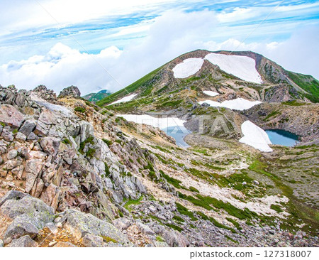 夏季的白山(日本百座名山之一) 夏季的白山(日本百座名山之一) 127318007