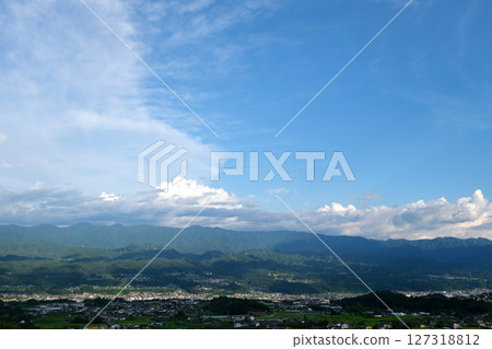 長野縣下伊那郡高森町_月世平橋瞭望台的景色_2024年8月14日 127318812