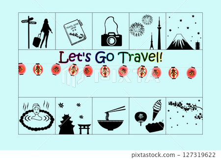 國內旅遊形象、國內旅行、日本旅行、旅行女性 127319622