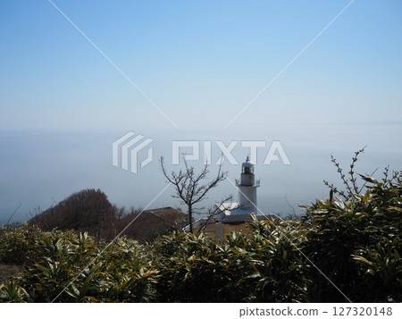 海霧籠罩下的地球岬景色十分美麗 海霧籠罩下的地球岬景色十分美麗 127320148
