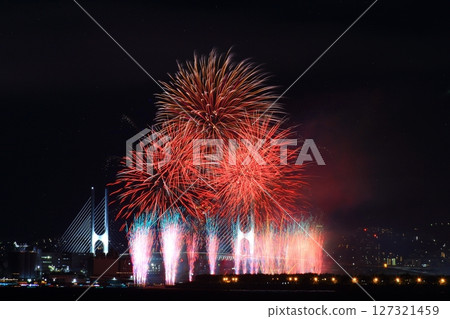 Ashiya Summer Carnival (Ashiya City, Hyogo Prefecture) Fireworks Display 127321459