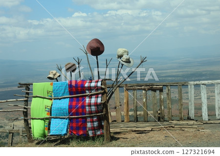 肯亞風景與民族服飾 127321694