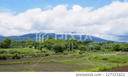Rural landscape with blue sky Rural landscape with blue sky 127321822