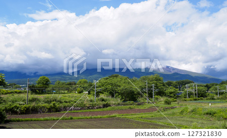Rural landscape with blue sky Rural landscape with blue sky 127321830