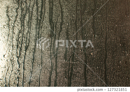 Water drops on glass window 127321851