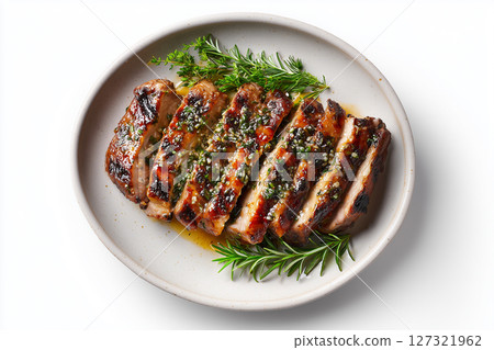 Processed meats with mustar 127321962