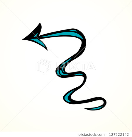 Arrow symbol. Vector drawing icon 127322142