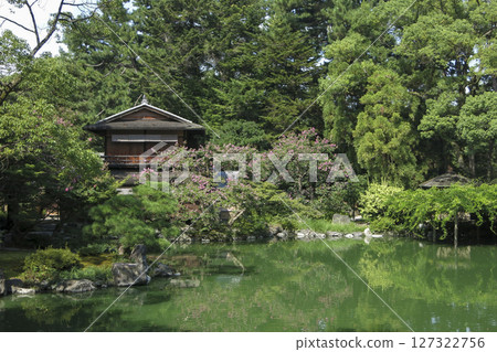 京都御所的茶室[秀水亭] 127322756