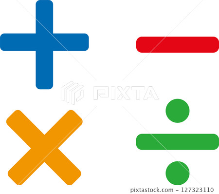 Mathematics Arithmetic Symbols Calculation Set of Four Arithmetic Operations Mathematics Arithmetic Symbols Calculation Set of Four Arithmetic Operations 127323110