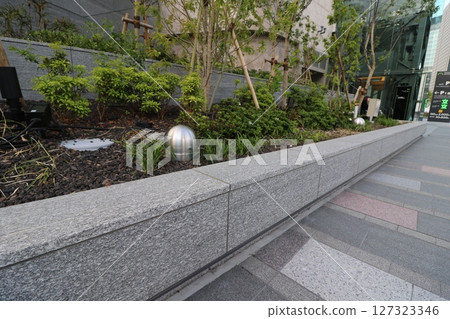 A dome-shaped watering faucet box installed at Takanawa Gate City in Tokyo A dome-shaped watering faucet box installed at Takanawa Gate City in Tokyo 127323346