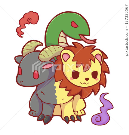 Greek mythology: Chimera and the fireball 127323567