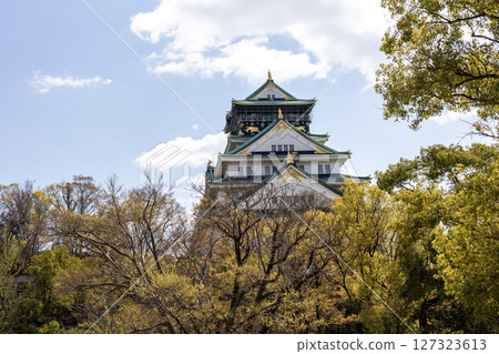 Osaka Castle in spring (photographed in April 2025) Osaka Castle in spring (photographed in April 2025) 127323613