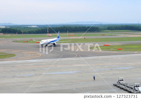 Scenery of New Chitose Airport, Hokkaido 127323731