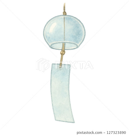 [Summer] Wind chime illustration 127323890