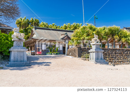 《Miyazaki Prefecture》Aoshima scenery and Aoshima Shrine 127324113