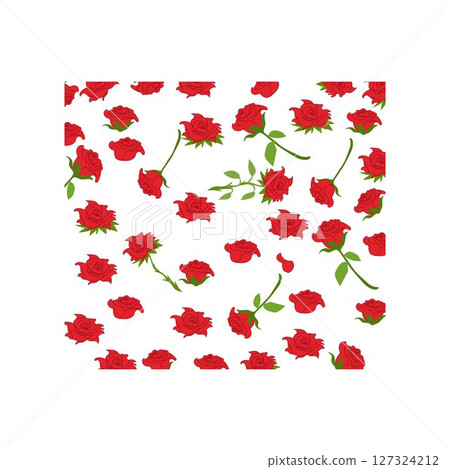 Rose pattern Rose set 127324212