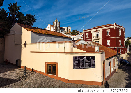 View of modern and historic buildings in the center of Silves, A View of modern and historic buildings in the center of Silves, A 127327292