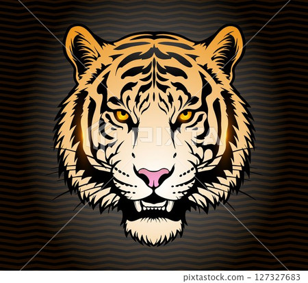 The echo of the wild in the predator's gaze 127327683