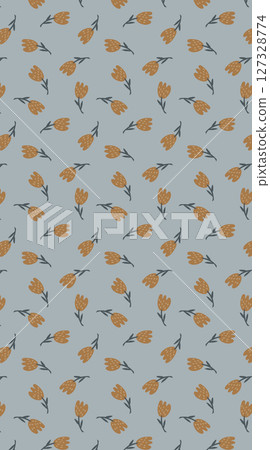 Adorable Floral Pattern Collection for Creative Crafts 127328774