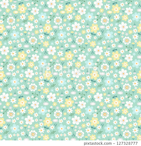 Adorable Floral Pattern Collection for Creative Crafts 127328777